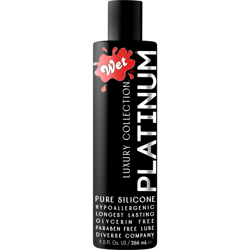 Wet Platinum Silicone Based Sex Lube 9 Ounce 