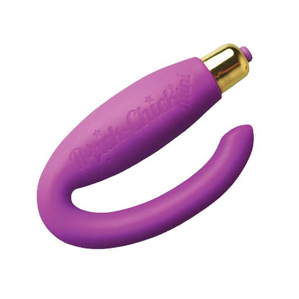 Rocks-Off Rock Chick Mini Silicone Vibrator Purple