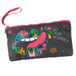 Fun Factory Tyvek Zipper Pouch with Ribbon, Pull Tag and Hang Tag