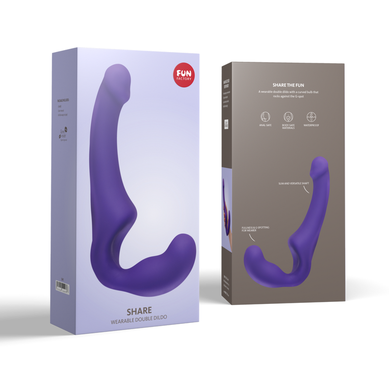 Fun Factory Share Strapless Double Dildo Violet
