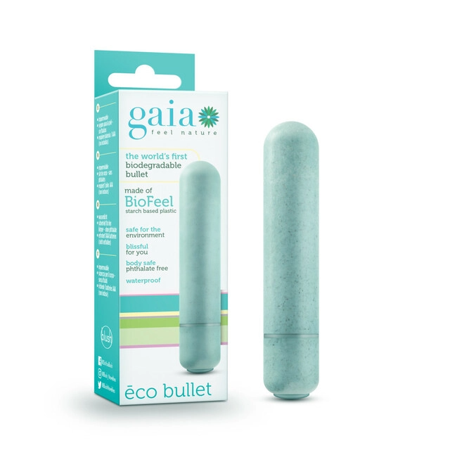 BLUSH Gaia - Eco Bullet - Aqua | Shop luxury sex toys/products online | Magic Desires