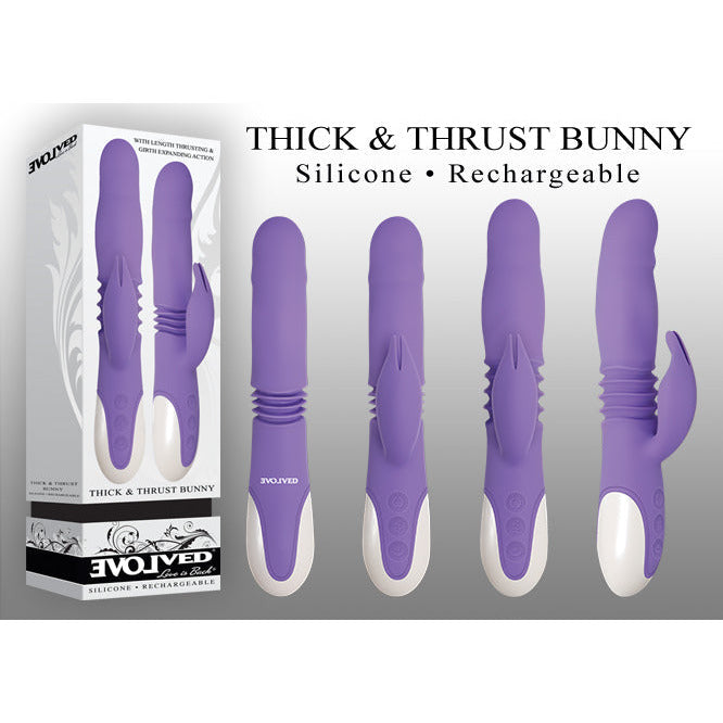 Evolved Novelties Thick & Thrust Bunny Rabbit Vibrator
