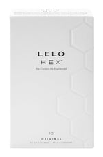 LELO HEX Original Condoms, 12 Pack
