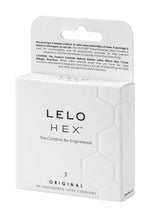 LELO HEX Original Condoms, 3 Pack