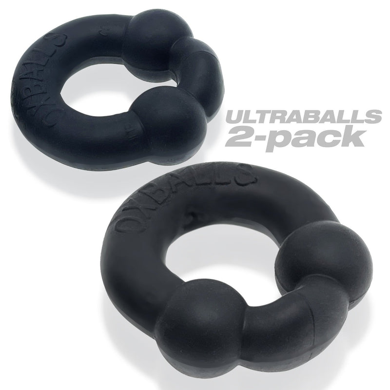 Oxballs ULTRABALLS, 2-pack cockring - PLUS+SILICONE special edition - NIGHT