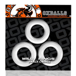 Oxballs WILLY RINGS, 3-pack cockrings - WHITE